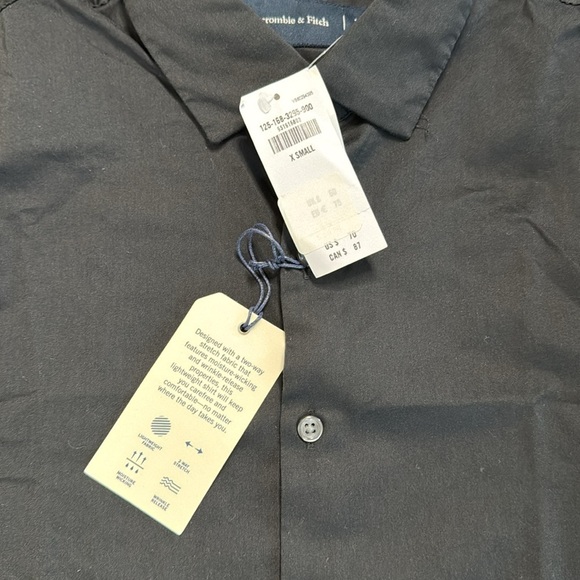 Abercrombie & Fitch Black Casual Button Down Shirt - Picture 3 of 7